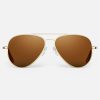 Randolph Engineering Concorde - 23K Gold & American Tan | Non-Polarized Sunglasses