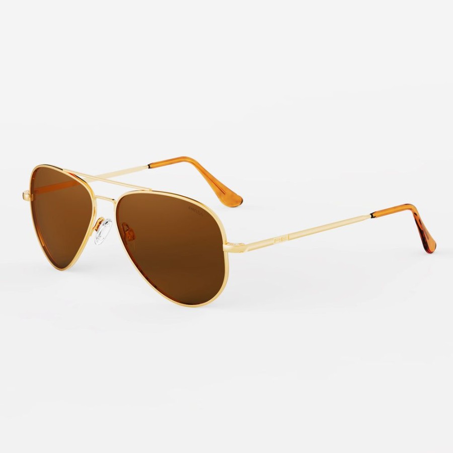 Randolph Engineering Concorde - 23K Gold & American Tan | Non-Polarized Sunglasses