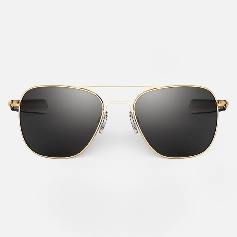 Randolph Engineering Aviator - 23K Gold & American Gray | Men'S Sunglasses