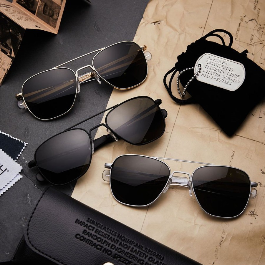 Randolph Engineering Aviator - Military Special Edition - 23K Gold | Non-Polarized Sunglasses