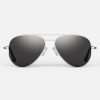 Randolph Engineering Concorde - Matte Chrome & American Gray | Women'S Sunglasses