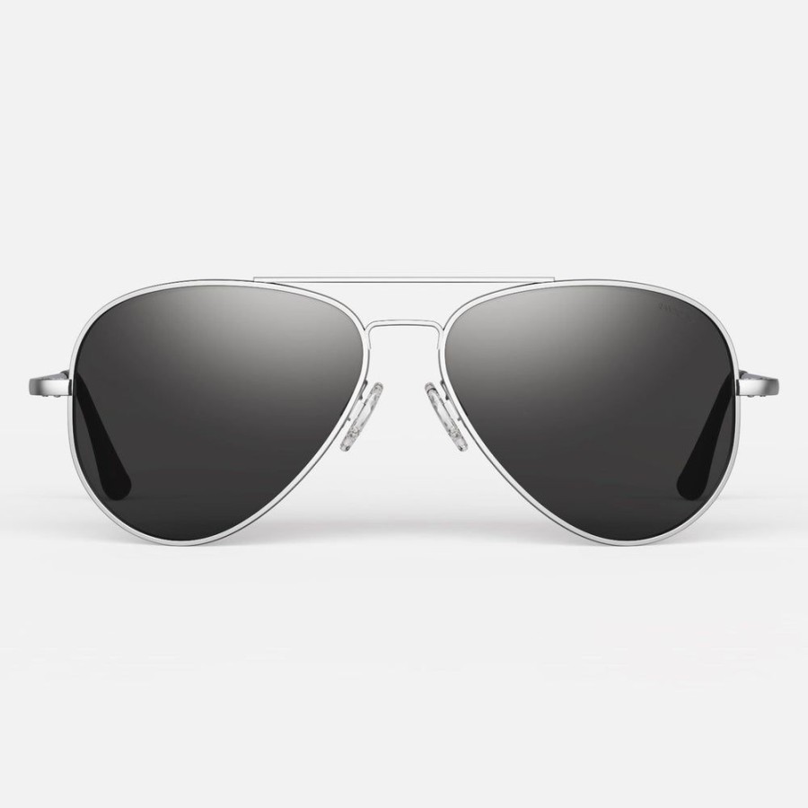 Randolph Engineering Concorde - Matte Chrome & American Gray | Polarized Sunglasses