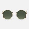 Randolph Engineering P3 - 23K Satin Gold & Evergreen | Women'S Sunglasses