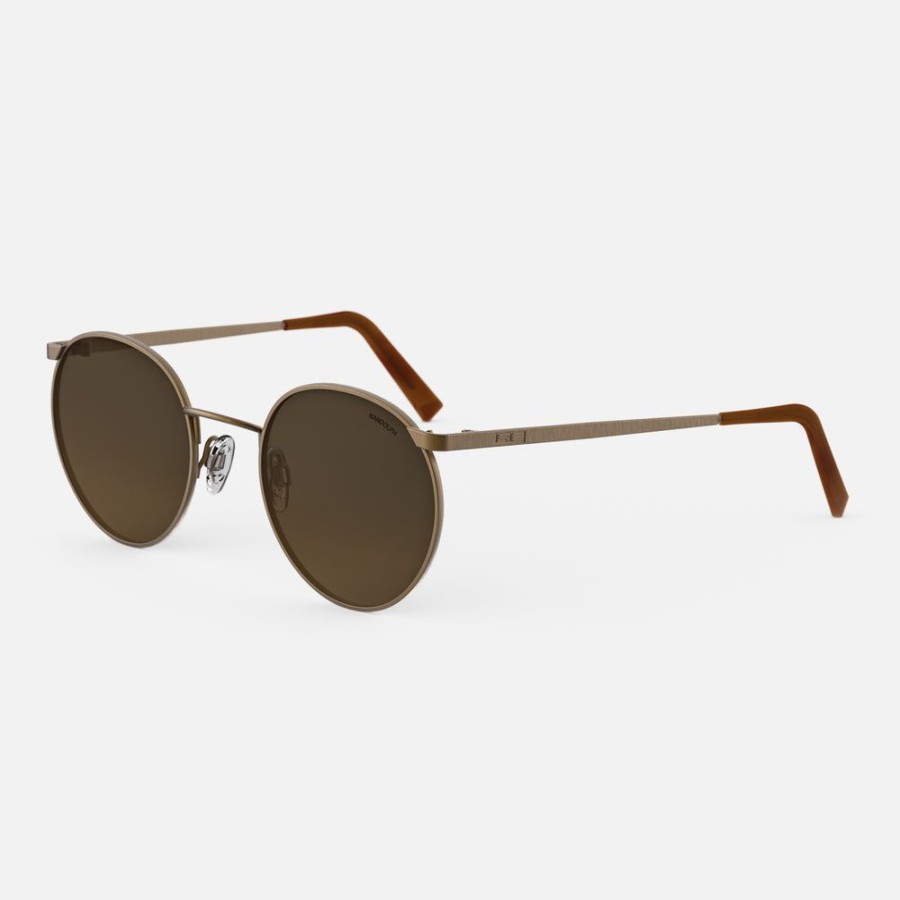 Randolph Engineering P3 - 22K Satin Chocolate Gold & Cape Sand | Polarized Sunglasses