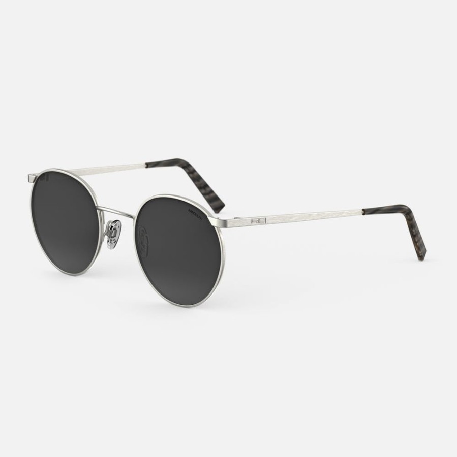 Randolph Engineering P3 - Satin Silver & Coastal Gray | Women'S Sunglasses