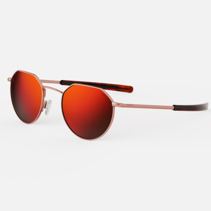 Randolph Engineering Hamilton - 22K Blush Gold & Autumn Sunset | Polarized Sunglasses