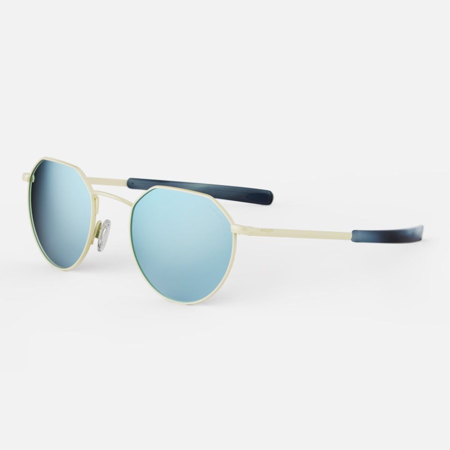 Randolph Engineering Hamilton - 22K Champagne Gold & Mystic Blue | Women'S Sunglasses