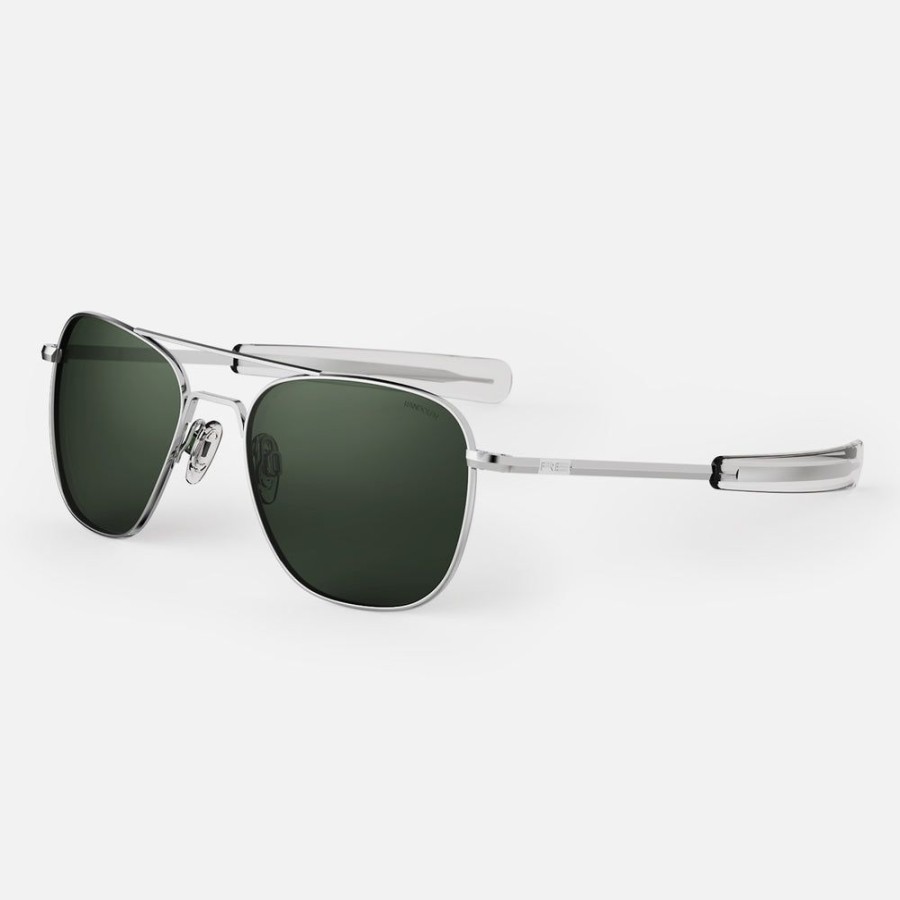 Randolph Engineering Aviator - Bright Chrome & Agx | Non-Polarized Sunglasses