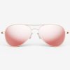 Randolph Engineering Amelia - 22K Rose Gold & Rose Gold | Non-Polarized Sunglasses