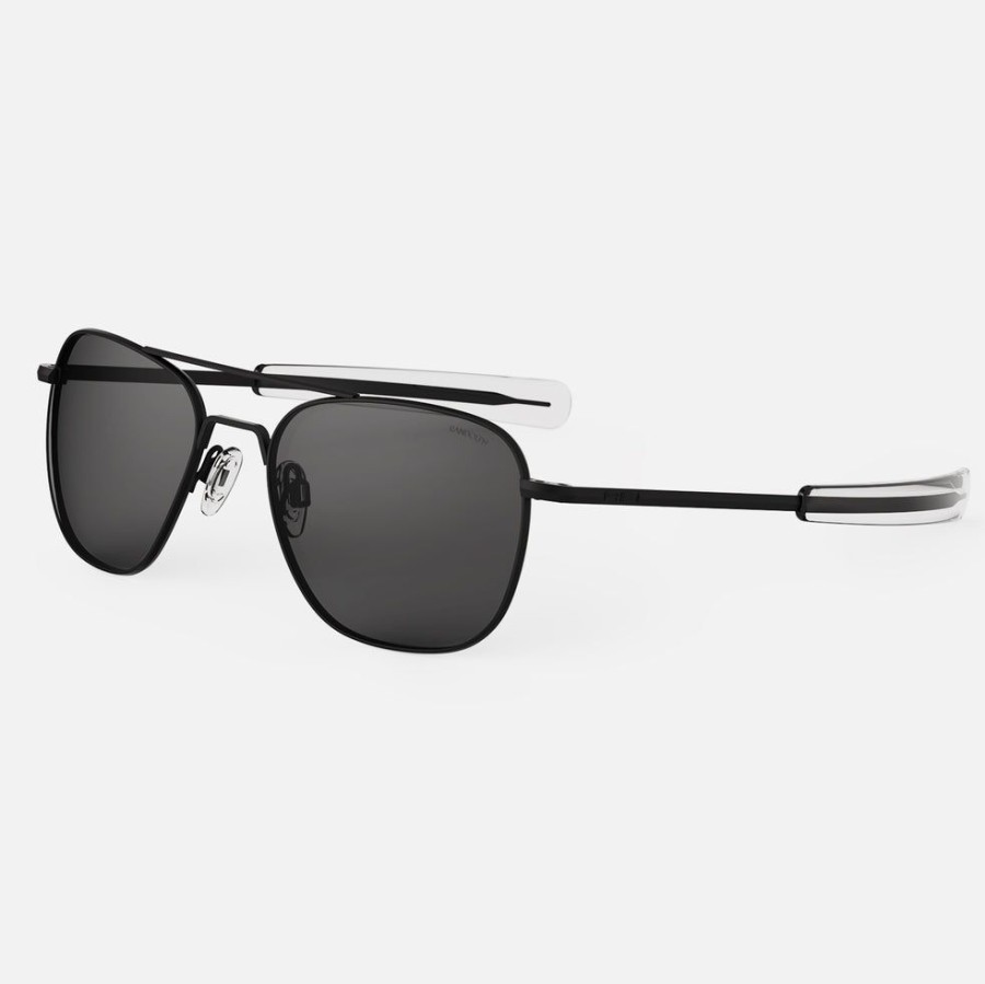 Randolph Engineering Aviator - Matte Black & American Gray | Polarized Sunglasses