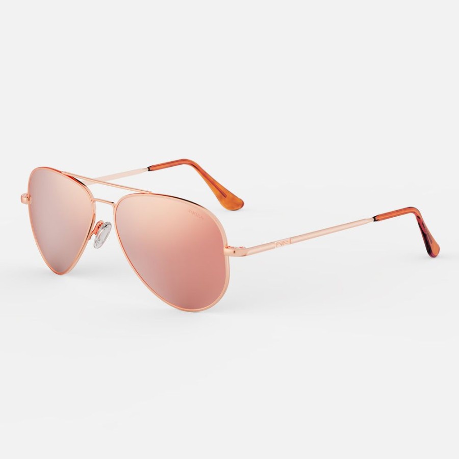 Randolph Engineering Concorde - 22K Rose Gold & Rose Gold | Polarized Sunglasses