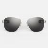 Randolph Engineering Aviator - 23K White Gold & American Gray | Polarized Sunglasses