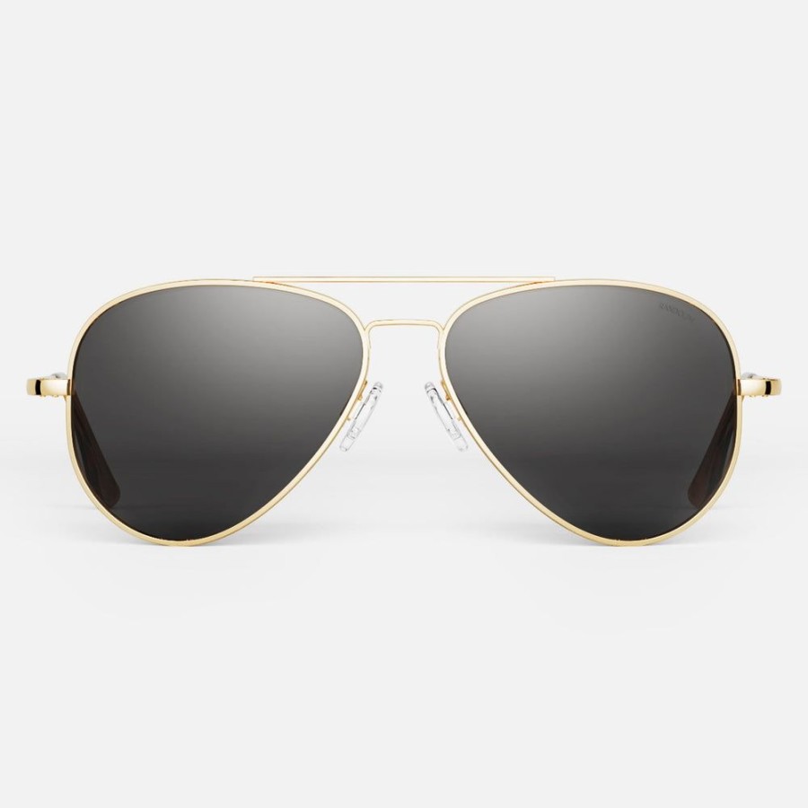 Randolph Engineering Concorde - 23K Gold & American Gray | Polarized Sunglasses