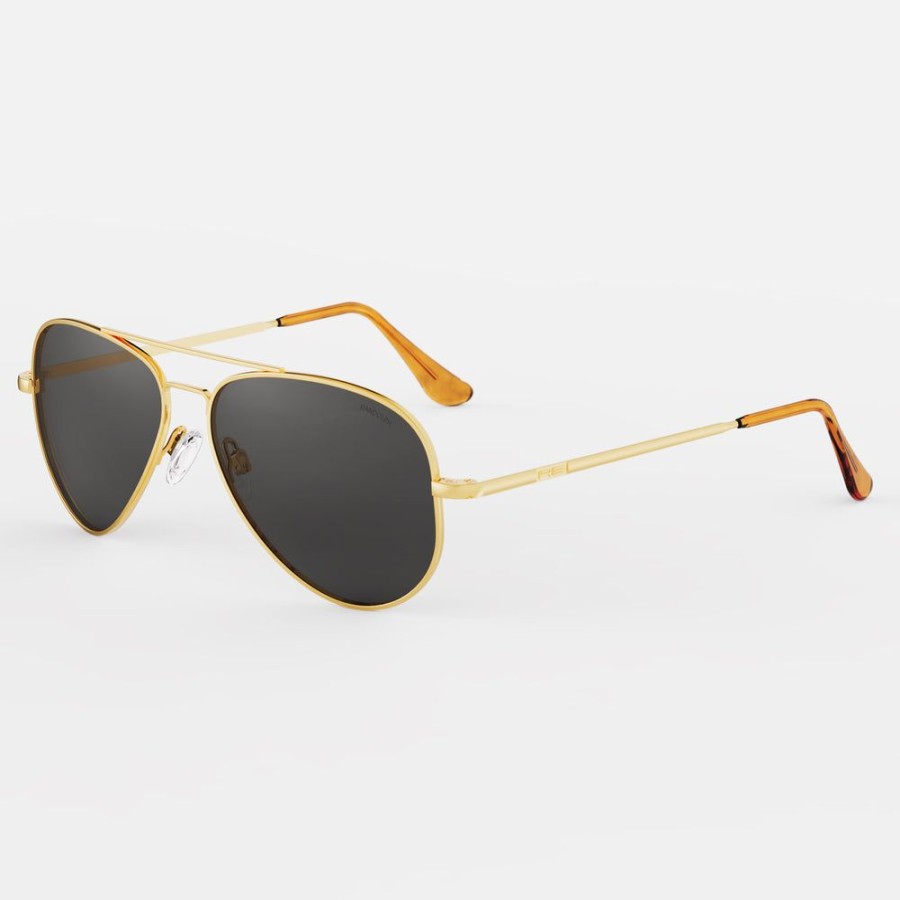 Randolph Engineering Concorde - 23K Gold & American Gray | Polarized Sunglasses