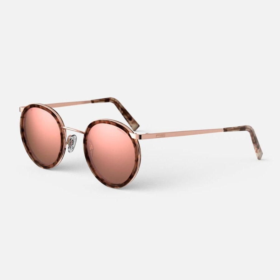 Randolph Engineering P3 Fusion - 22K Rose Gold & Rose Tortoise Inlay & Rose Gold | Polarized Sunglasses