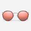 Randolph Engineering P3 Fusion - 22K Rose Gold & Rose Tortoise Inlay & Rose Gold | Women'S Sunglasses