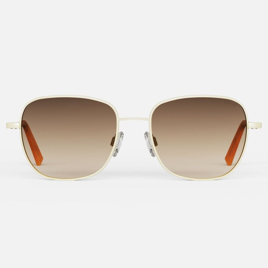 Randolph Engineering Cecil - 22K Champagne Gold & Cape Sand | Women'S Sunglasses