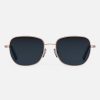 Randolph Engineering Cecil - 22K Satin Rose Gold & Slate | Polarized Sunglasses