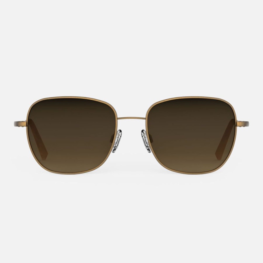 Randolph Engineering Cecil - 22K Satin Chocolate Gold & Cape Sand | Polarized Sunglasses