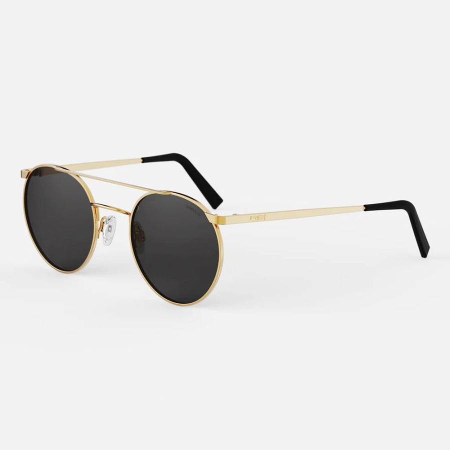 Randolph Engineering P3 Shadow - 23K Gold & American Gray | Women'S Sunglasses