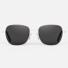 Randolph Engineering Cecil - Satin Silver & American Gray | Women'S Sunglasses