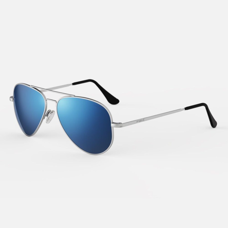 Randolph Engineering Concorde - Matte Chrome & Atlantic Blue | Women'S Sunglasses