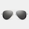 Randolph Engineering Concorde - Bright Chrome & American Gray | Polarized Sunglasses