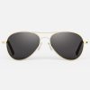 Randolph Engineering Amelia - 23K Gold & American Gray | Polarized Sunglasses