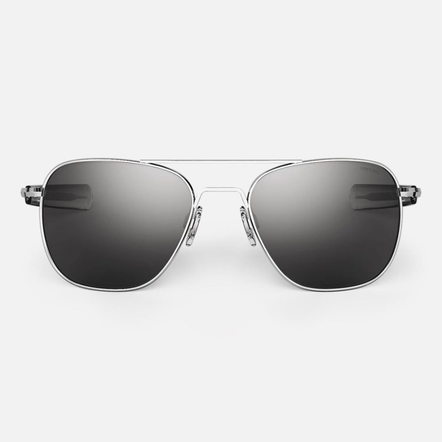 Randolph Engineering Aviator - Bright Chrome & American Gray | Non-Polarized Sunglasses