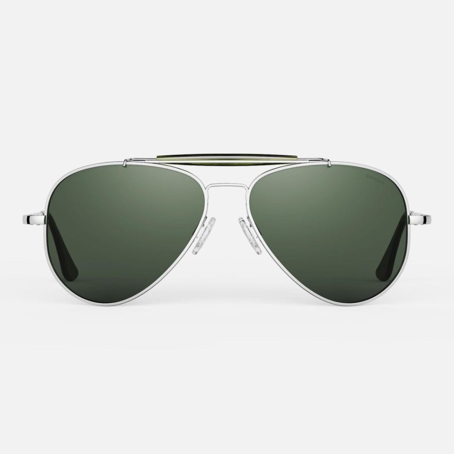 Randolph Engineering Sportsman - Bright Chrome & Agx | Polarized Sunglasses