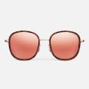 Randolph Engineering Elinor Fusion - 22K Rose Gold & Rose Tortoise Inlay & Rose Gold | Women'S Sunglasses