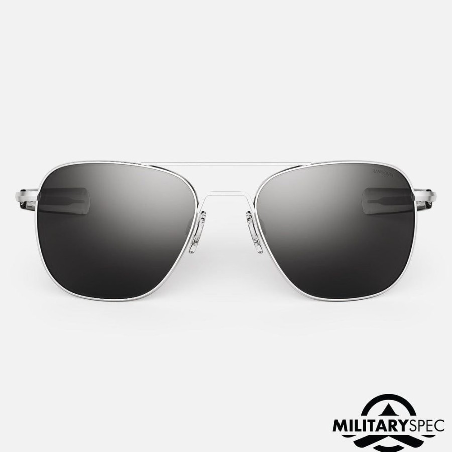 Randolph Engineering Aviator - Military Special Edition - Matte Chrome | Women'S Sunglasses