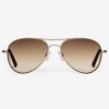 Randolph Engineering Amelia - 22K Chocolate Gold & Cape Sand | Non-Polarized Sunglasses