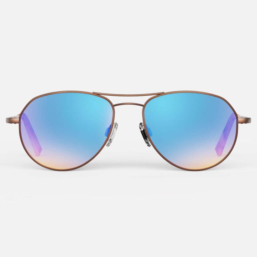 Randolph Engineering Thaden - 22K Satin Chocolate Gold & Northern Lights | Non-Polarized Sunglasses