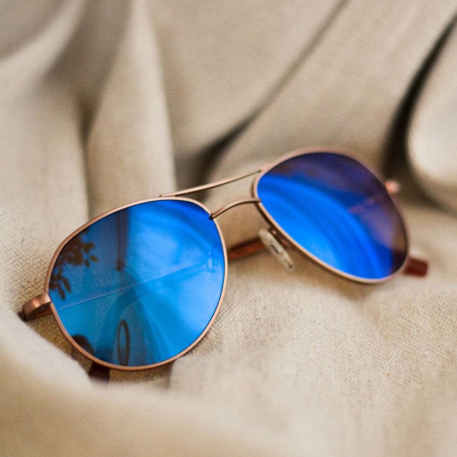 Randolph Engineering Thaden - 22K Satin Chocolate Gold & Northern Lights | Non-Polarized Sunglasses