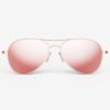 Randolph Engineering Amelia - 22K Rose Gold & Rose Gold | Polarized Sunglasses