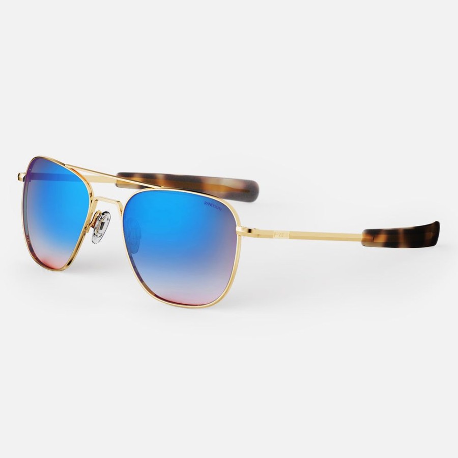 Randolph Engineering Aviator - 23K Gold & Northern Lights | Women'S Sunglasses