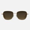 Randolph Engineering Cecil - 22K Satin Chocolate Gold & Cape Sand | Women'S Sunglasses