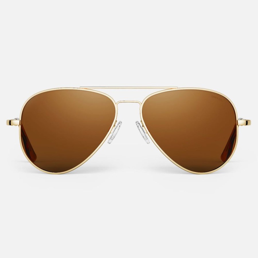 Randolph Engineering Concorde - 23K Gold & American Tan | Women'S Sunglasses