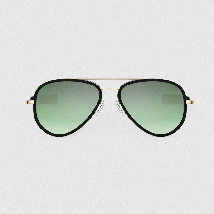 Randolph Engineering Concorde Fusion - 23K Gold & Evergreen | Women'S Sunglasses