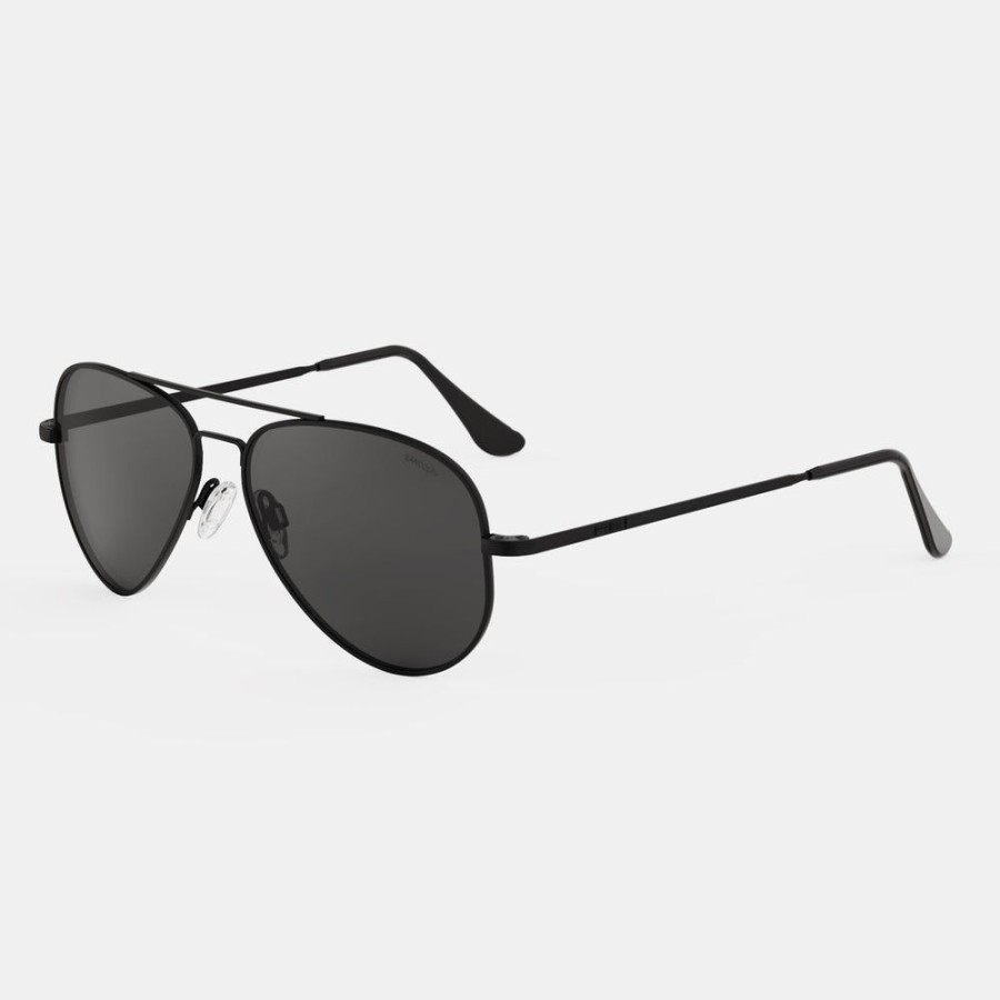 Randolph Engineering Concorde - Matte Black & American Gray | Women'S Sunglasses