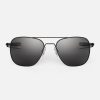 Randolph Engineering Aviator - Matte Black & American Gray | Women'S Sunglasses