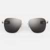 Randolph Engineering Aviator - 23K White Gold & American Gray | Women'S Sunglasses