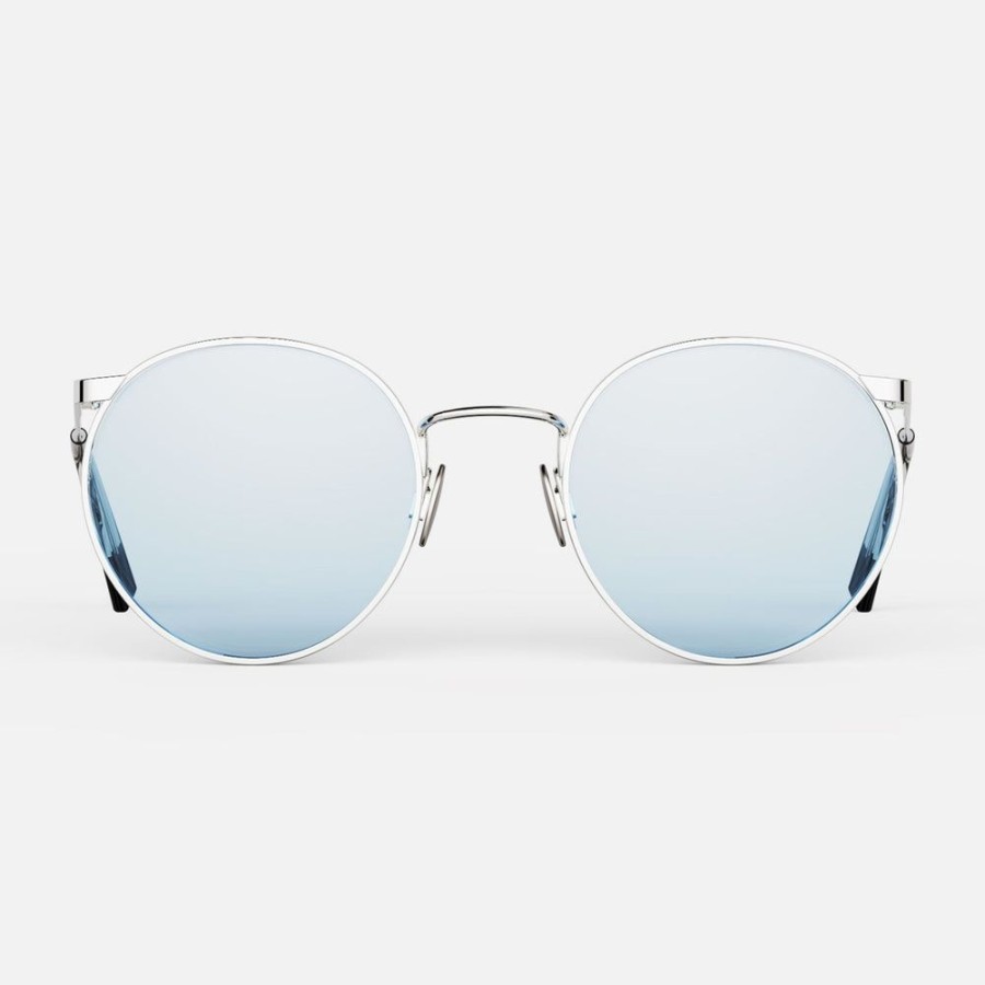 Randolph Engineering P3 - 23K White Gold & Blue Hydro | Non-Polarized Sunglasses