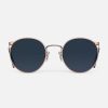 Randolph Engineering P3 - 22K Satin Rose Gold & Slate | Polarized Sunglasses