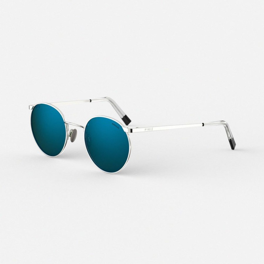 Randolph Engineering P3 - 23K White Gold & Cobalt | Women'S Sunglasses