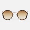 Randolph Engineering P3 Fusion - 22K Rose Gold & Dark Chocolate Tortoise Inlay & Cape Sand | Non-Polarized Sunglasses