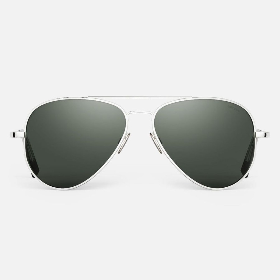 Randolph Engineering Concorde - 23K White Gold & Agx | Women'S Sunglasses