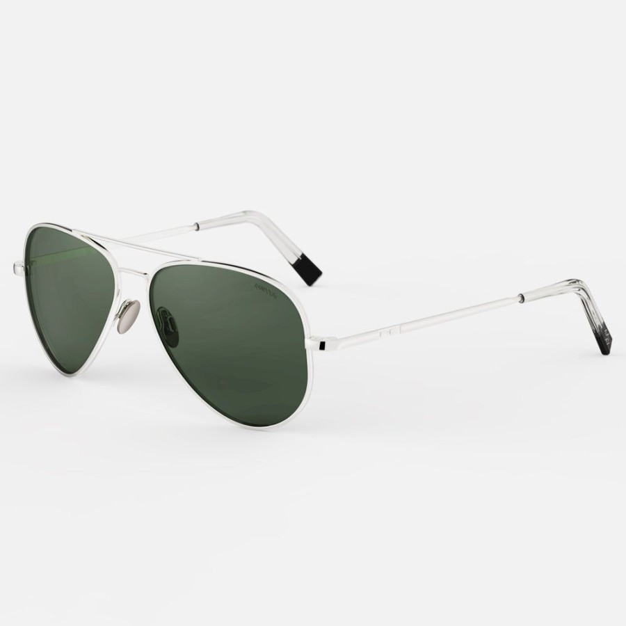 Randolph Engineering Concorde - 23K White Gold & Agx | Women'S Sunglasses