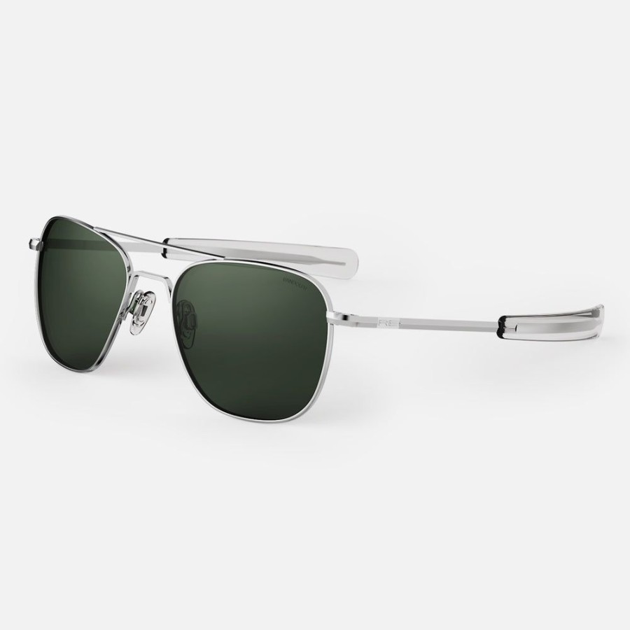 Randolph Engineering Aviator - Bright Chrome & Agx | Polarized Sunglasses